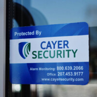 Cayer Security Protection Sticker